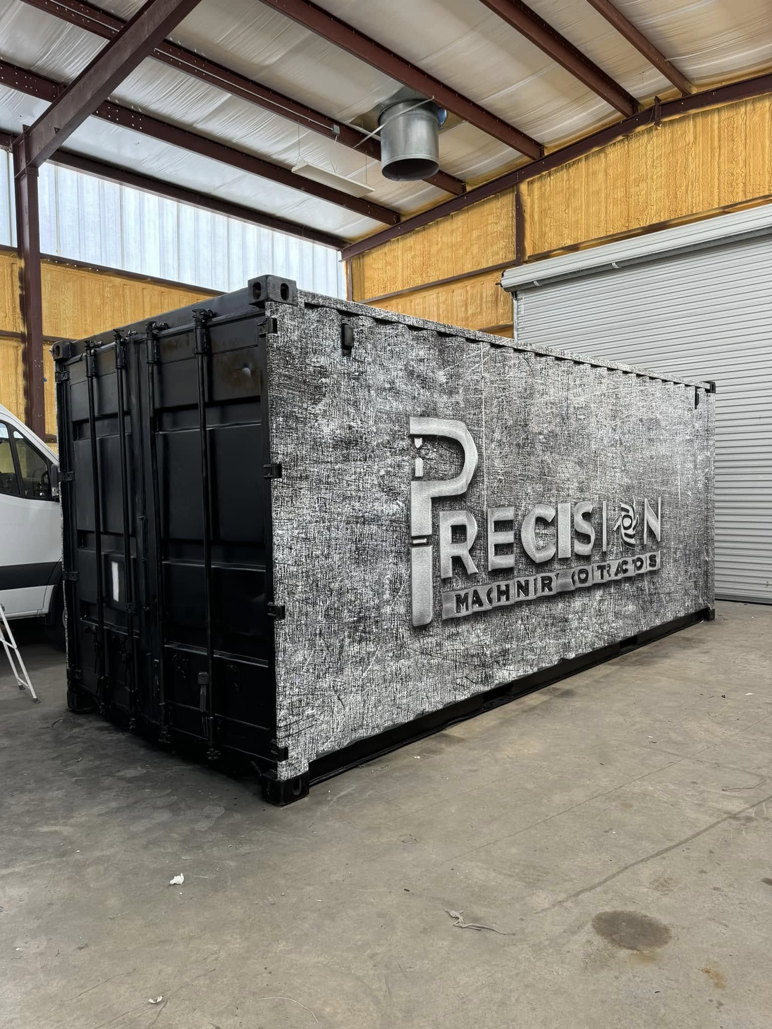 Fully wrapped shipping container