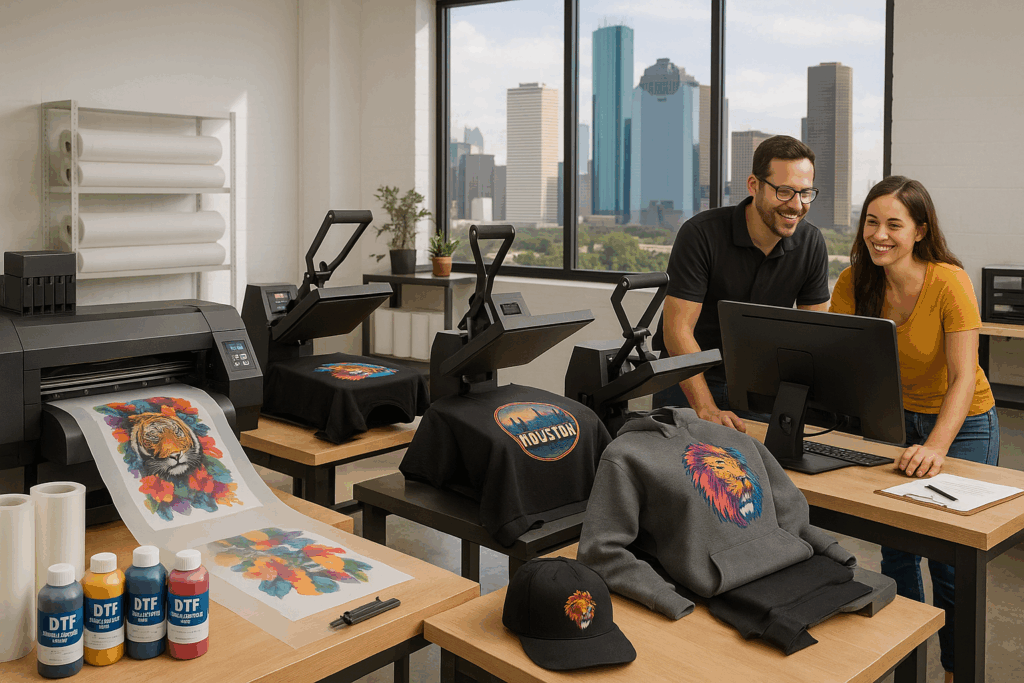 Promotional t-shirts with event branding