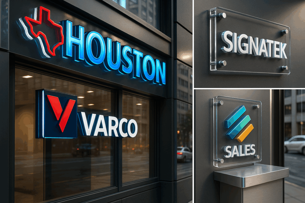 Office wall branding with company logo